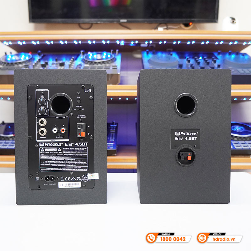 Loa kiểm âm PreSonus Eris 4.5 BT, TRS, RCA, AUX, Bluetooth 5.0-7