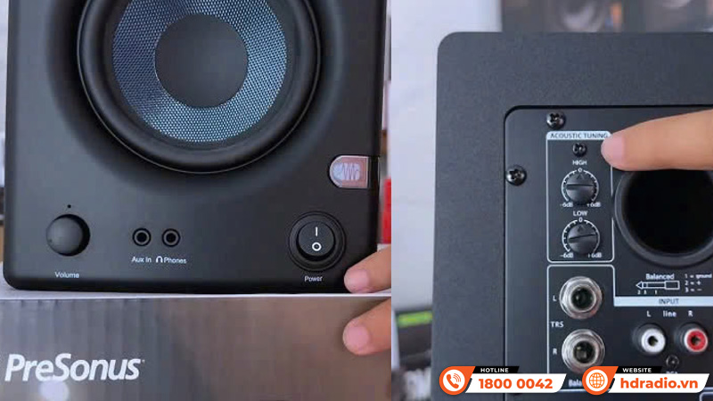 Điều khiển Kết nối Loa kiểm âm PreSonus Eris 4.5 BT