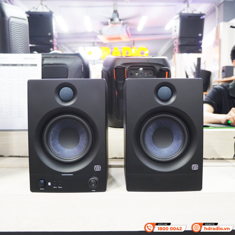 Loa kiểm âm PreSonus Eris 5BT 2nd Gen, Bluetooth 5.0, công suất 100W, XLR, RCA-1