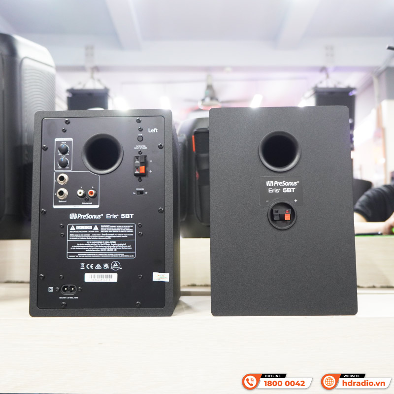Loa kiểm âm PreSonus Eris 5BT 2nd Gen, Bluetooth 5.0, công suất 100W, XLR, RCA-5