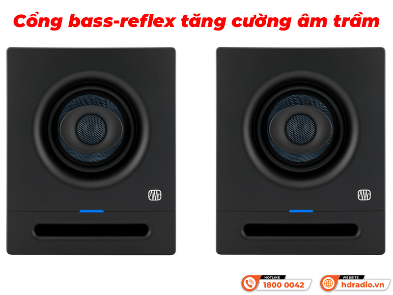 Cổng bass-reflex Loa PreSonus Eris Pro 4