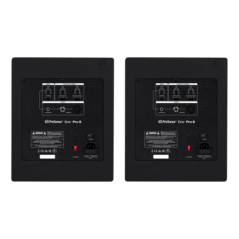 Loa PreSonus Eris Pro 8, Bass 20 cm, Công suất 140W, XLR, TRS, RCA-3
