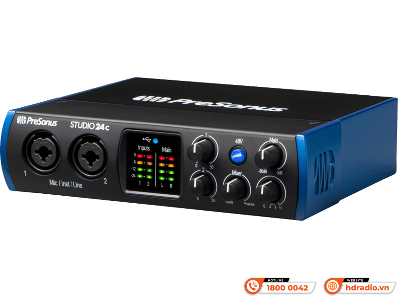 Soundcard PreSonus Studio 24c USB-C Audio Interface