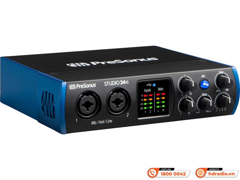Soundcard PreSonus Studio 24c USB-C Audio Interface