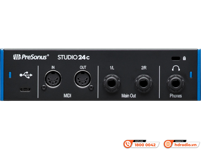 Soundcard PreSonus Studio 24c USB-C Audio Interface