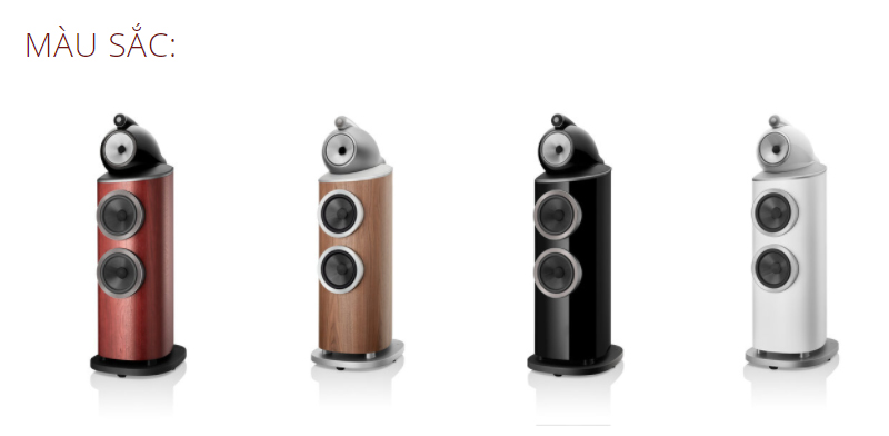 mau sac loa b&w 802 d4