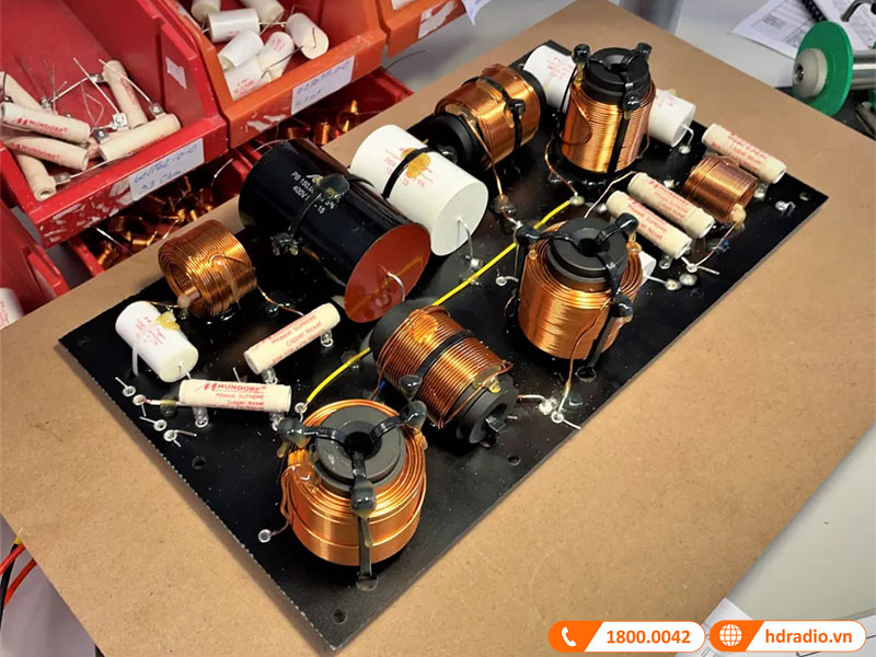 Mạch phân tần suy hao thấp với cuộn cảm SMC-KORE