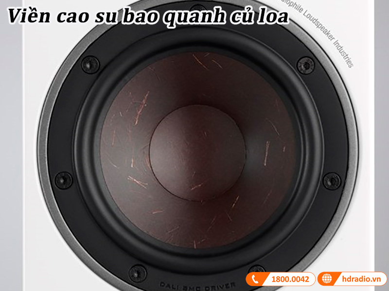 vien cao su bao quanh mang loa