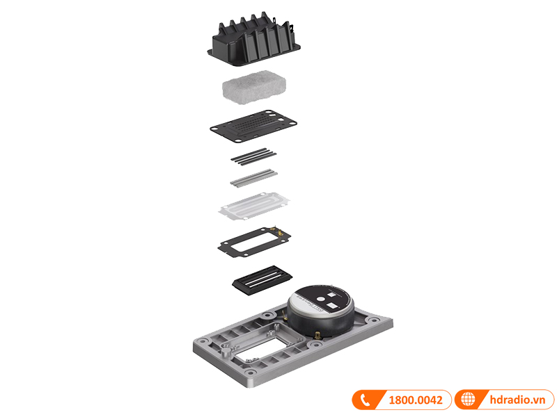 2 cu loa tweeter dat tren de chassis bang nhom day