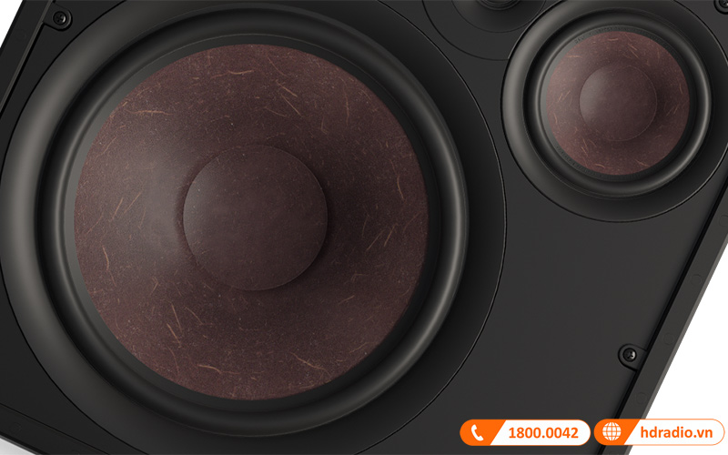 2 cu loa mid, bass voi cong nghe soi go doc quyen