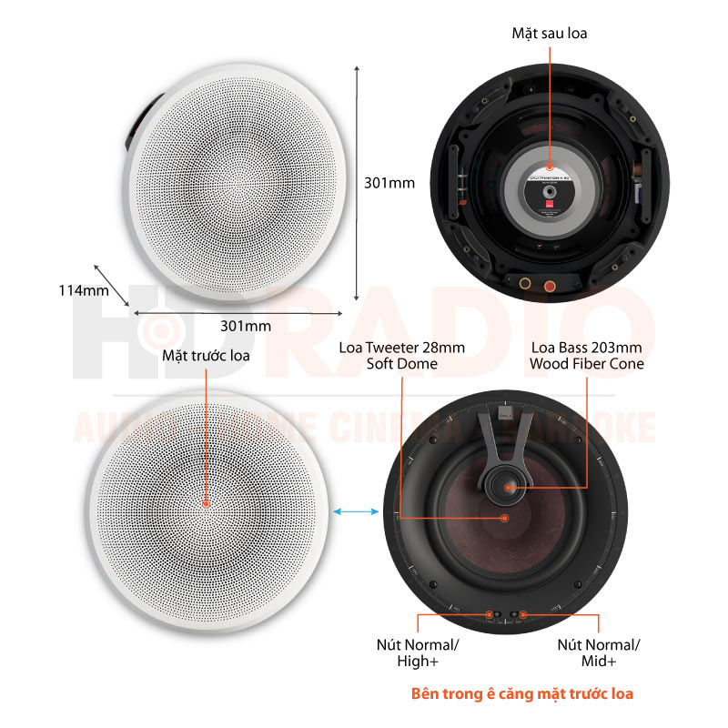 Chú thích Loa Dali Phantom K-80