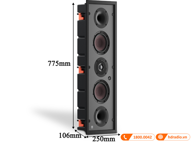 kich thuoc loa dali phantom m-250