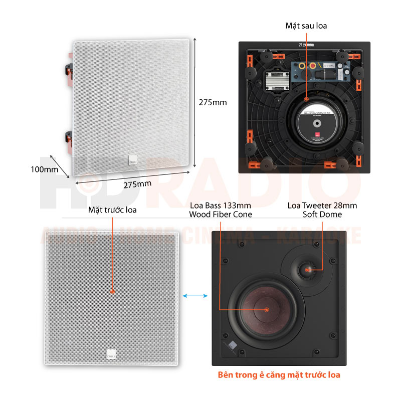 Chú thích Loa Dali Phantom H-50