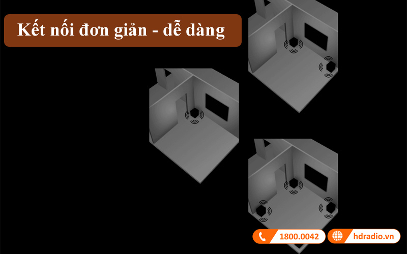 Loa Sub Definitive Technology Descend DN15 ket noi