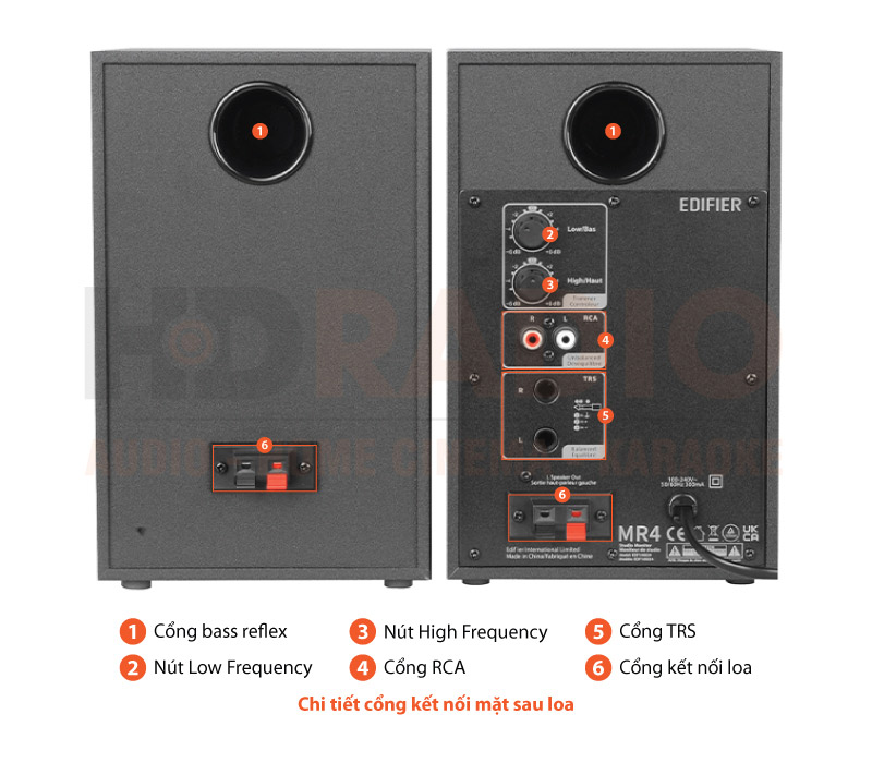 Chú thích Loa Edifier MR4