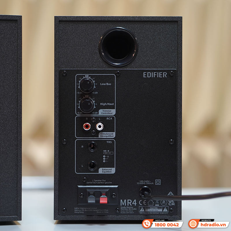 Loa Edifier MR4 Công Suất 21W, AUX, RCA-12