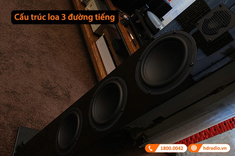 cấu trúc loa 3 đường tiếng