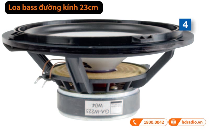 loa bass đường kính 23cm