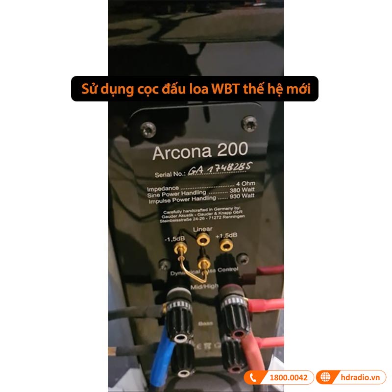 tích hợp cọc đấu loa WBT thế hệ mới 