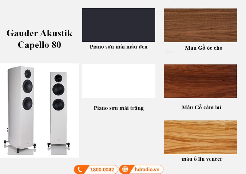 Loa Gauder Akustik Capello 80