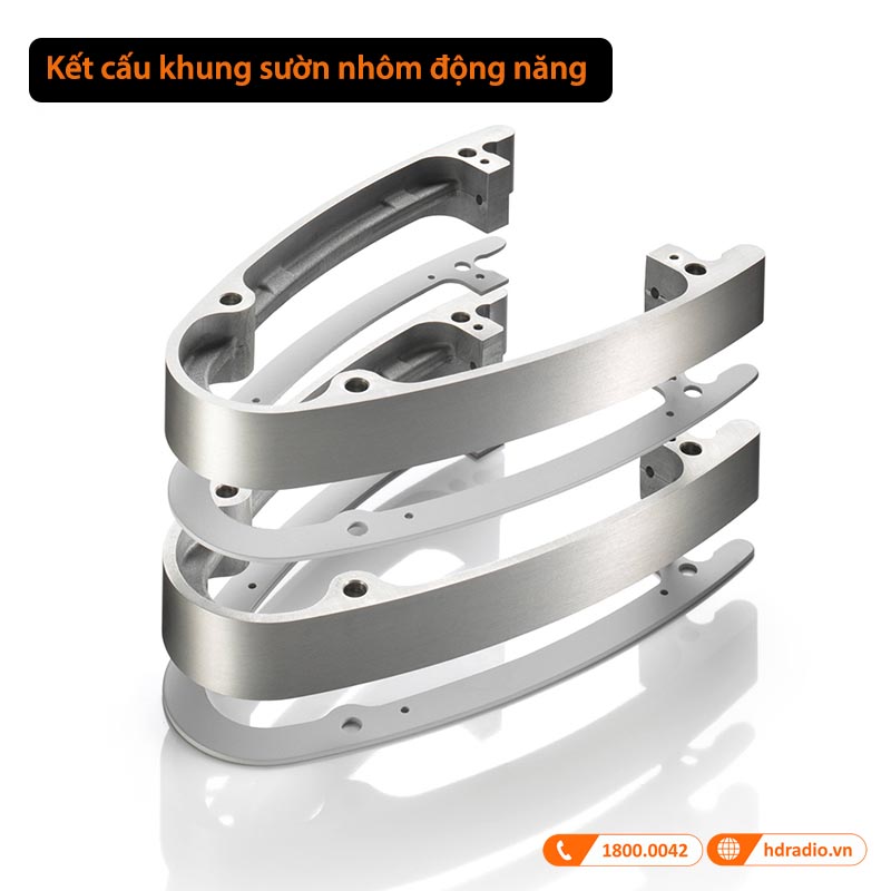 khung sườn bằng nhôm