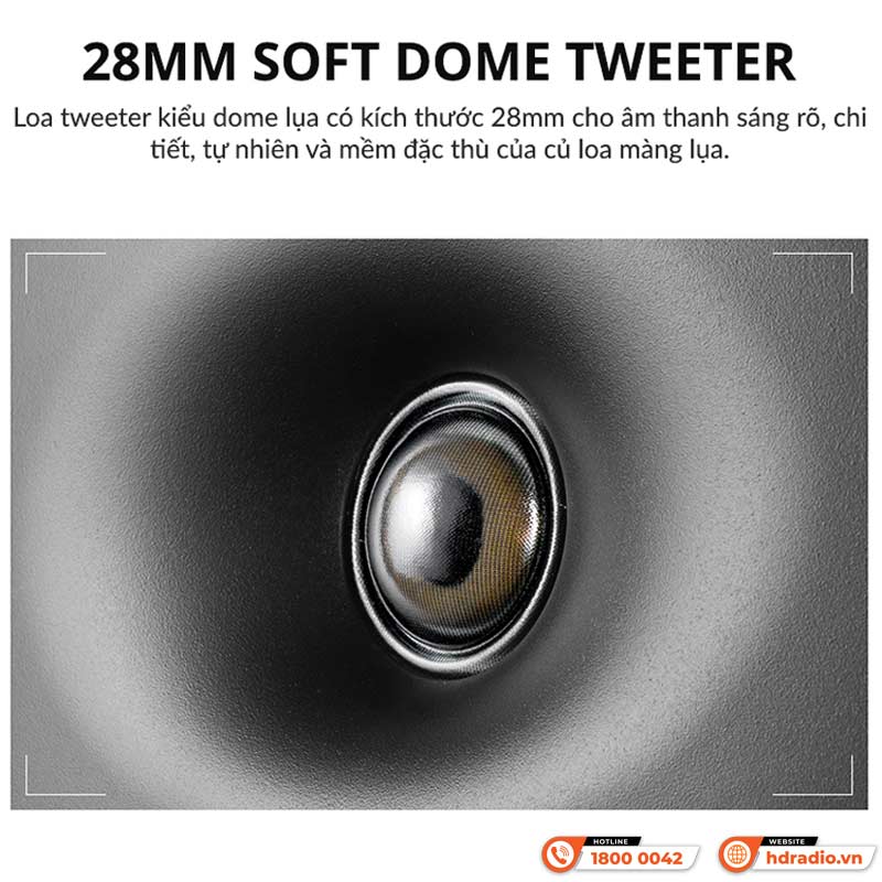 Tweeter Loa Hivi Swan D1090