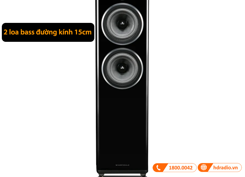 2 loa bass đường kính 15cm