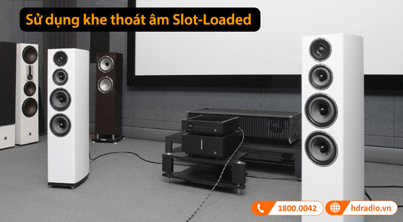 Sử dụng khe thoát âm Slot-Loaded