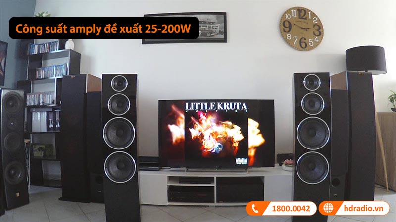 Công suất hoạt động lên đến 200W