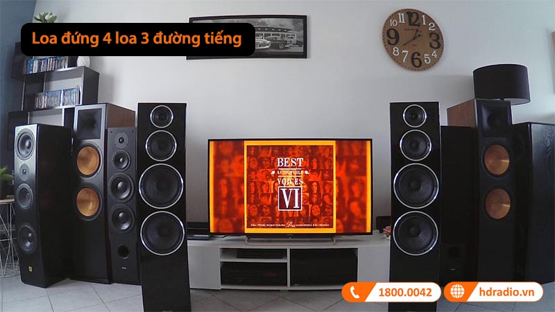 Cấu trúc loa 3 đường tiếng