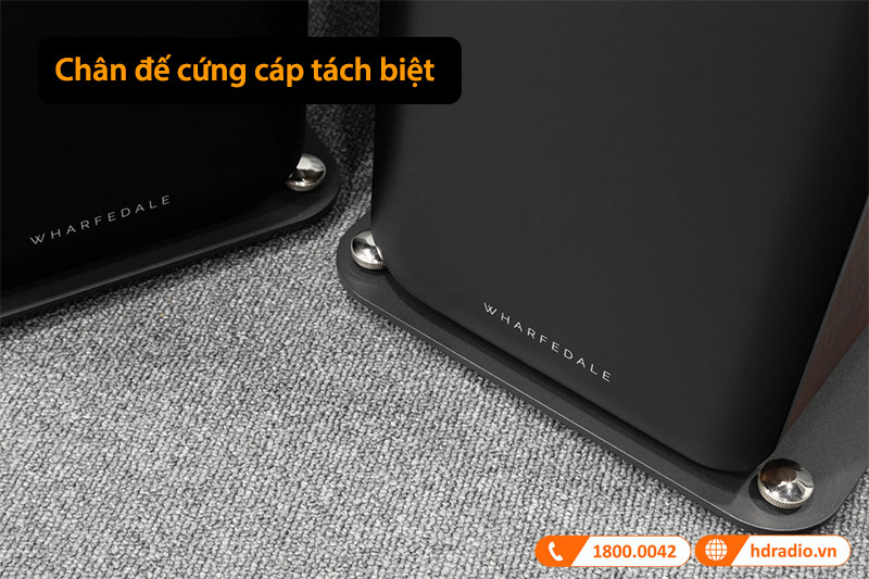 chân đế cứng cáp tách biệt