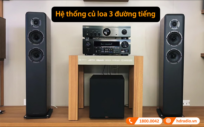 Hệ thống của loa 3 đường tiếng