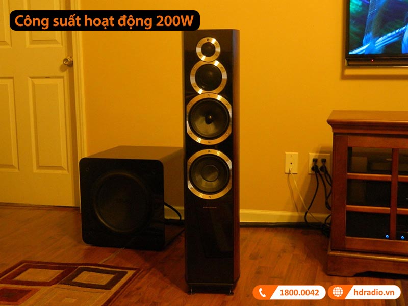 công suất hoạt động 200W