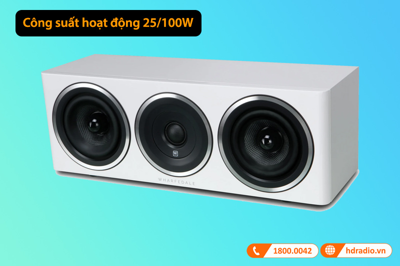 công suất hoạt động 25/100W