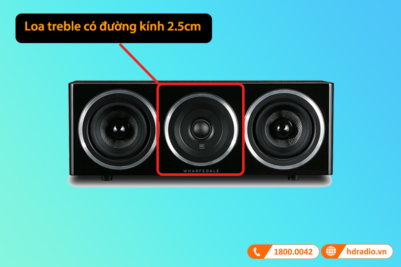Loa Treble đường kính 2.5cm