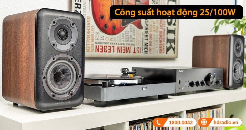 công suất đạt đỉnh 100W