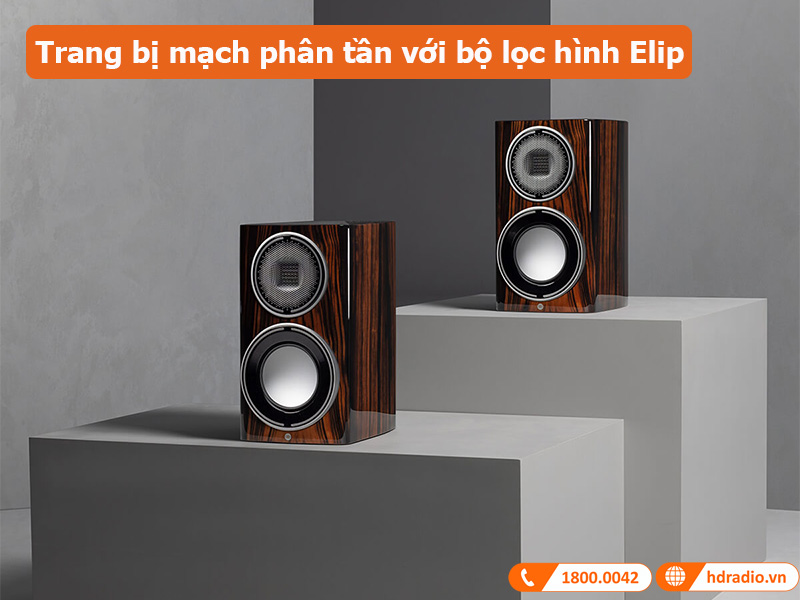 Loa Monitor Audio Platinum 100 3G trang bị mạch phân tần với bộ lọc hình Elip