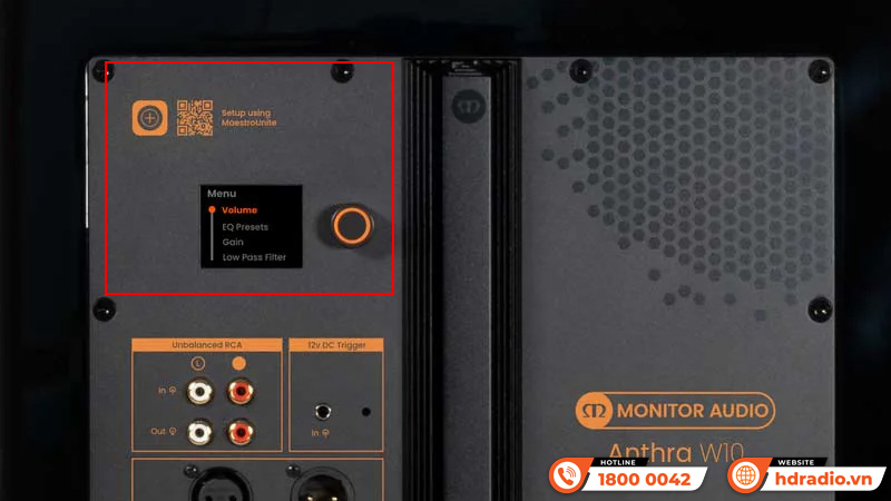 Loa sub Monitor Audio Anthra W10