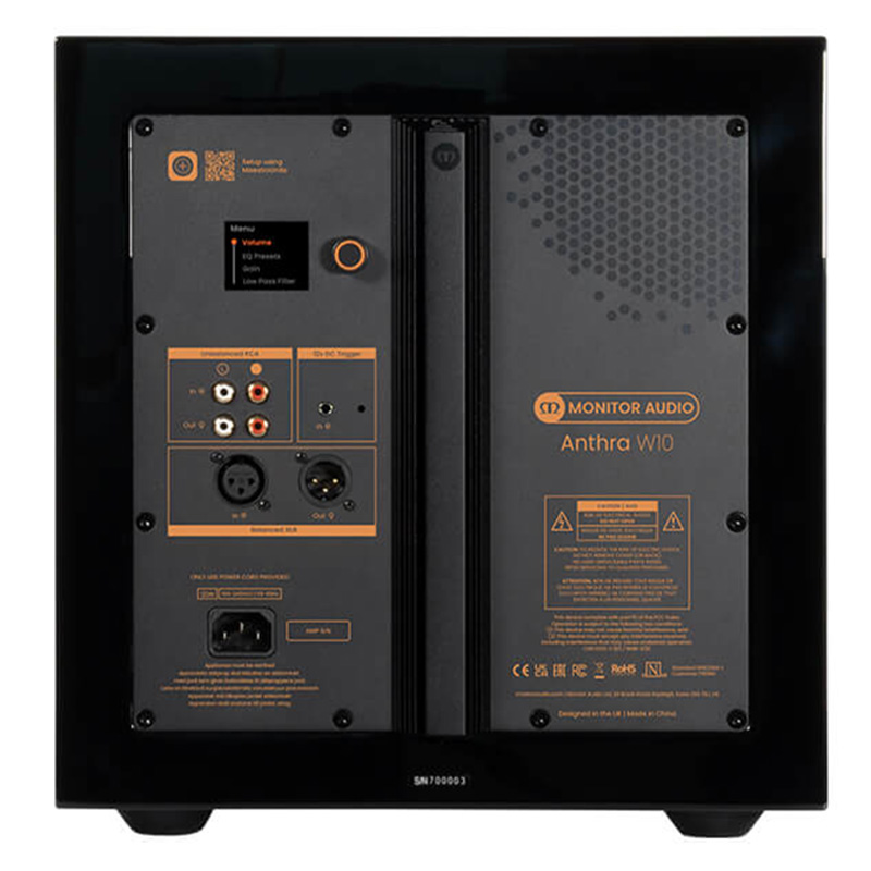 Loa sub Monitor Audio Anthra W10, Bass 25cm, Công suất 500W-5