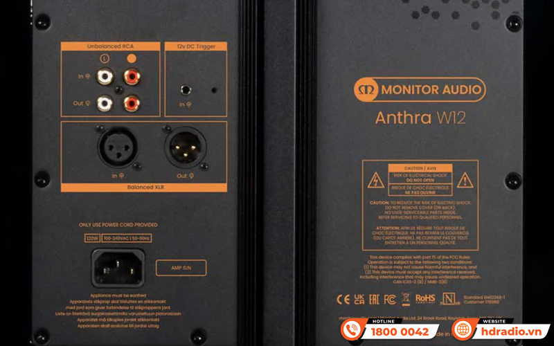 Loa sub Monitor Audio Anthra W12