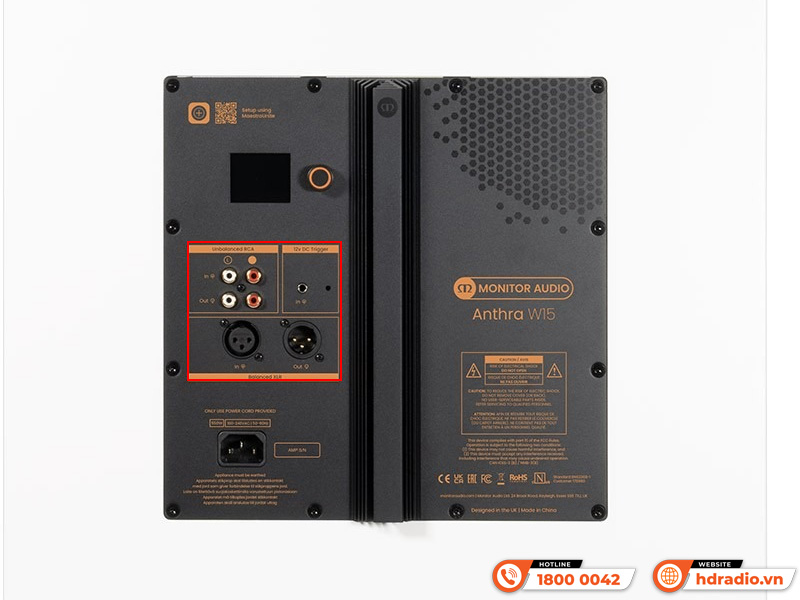 Loa sub Monitor Audio Anthra W15