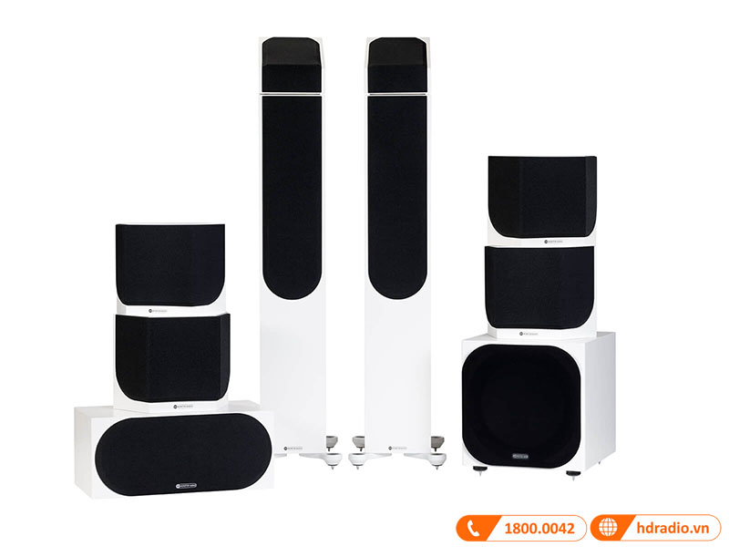 Bao gồm tất cả 10 thành phần loa