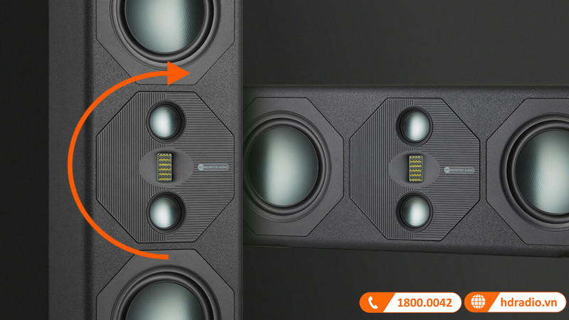 loa mid-tweeter dieu chinh theo doc 90 do