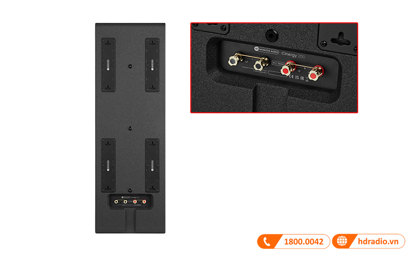 Mat sau Loa Monitor Audio Cinergy 200