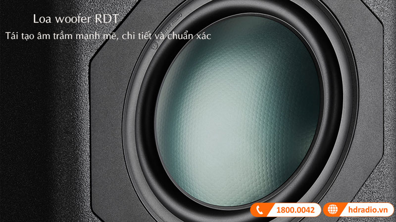 Loa woofer RDT cau truc sandwich tong hop Nomex