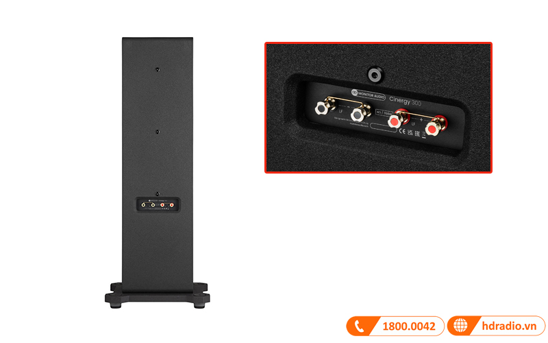 Mat sau Loa Monitor Audio Cinergy 300