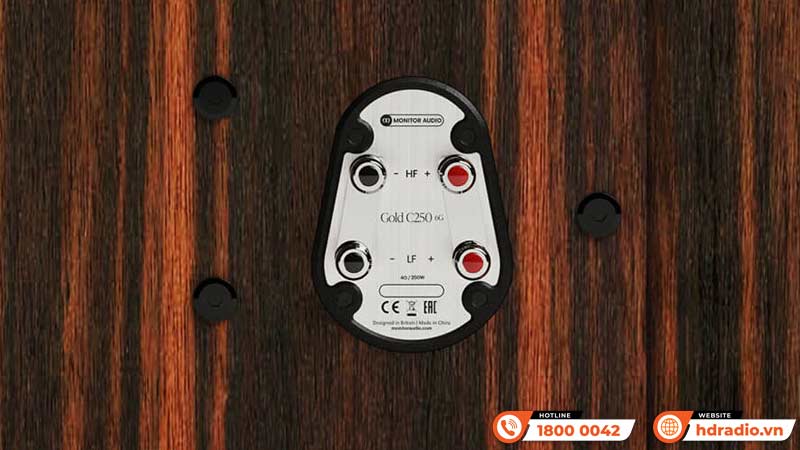 Kết nối Loa Monitor Audio Gold C250 6G