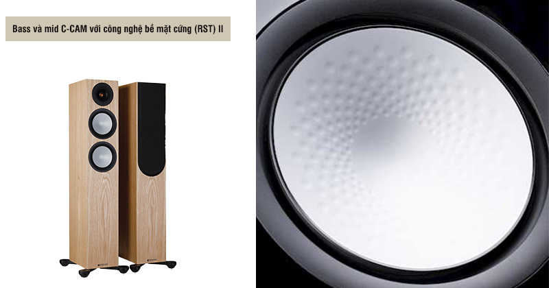 cu loa bass/mid C-Cam voi cong nghe be mat cung 