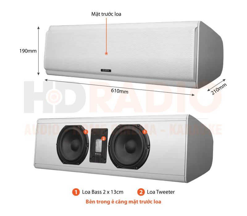 Chú thích Loa Piega Premium Large White 