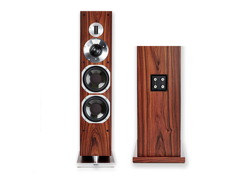 Hình ảnh minh hoa 4 cọc loa ràng buộc kép của K8 Loa ProAc K8